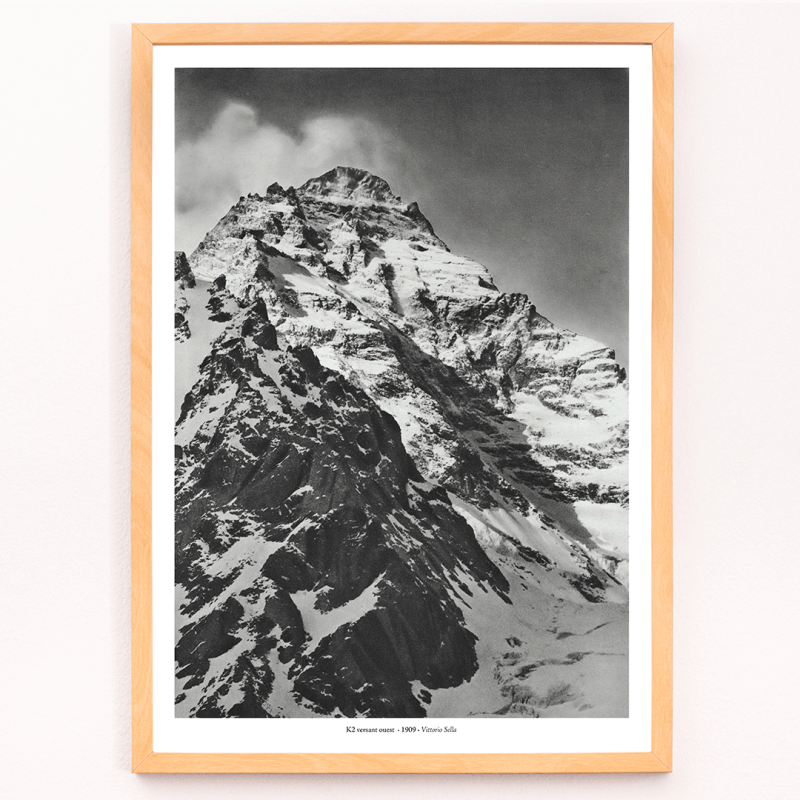 Westhang des Gipfels K2