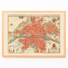 Alte Karte von Paris