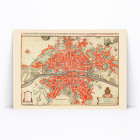 Mapa antiguo de París