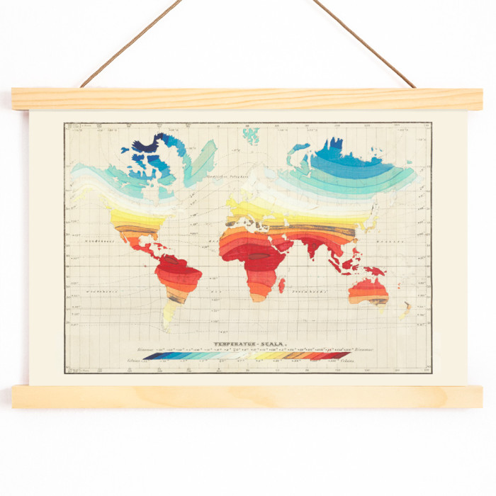 Mapa mundial de temperatura