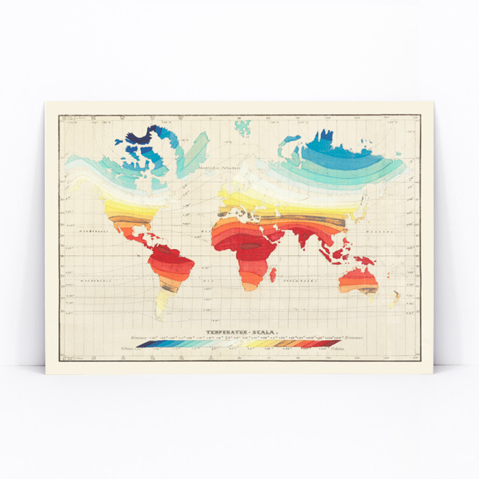 Mapa mundial de temperatura