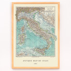 Antica mappa dell&#39;Italia