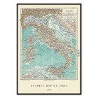 Antica mappa dell&#39;Italia