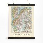 Mapa antiguo de Escandinavia