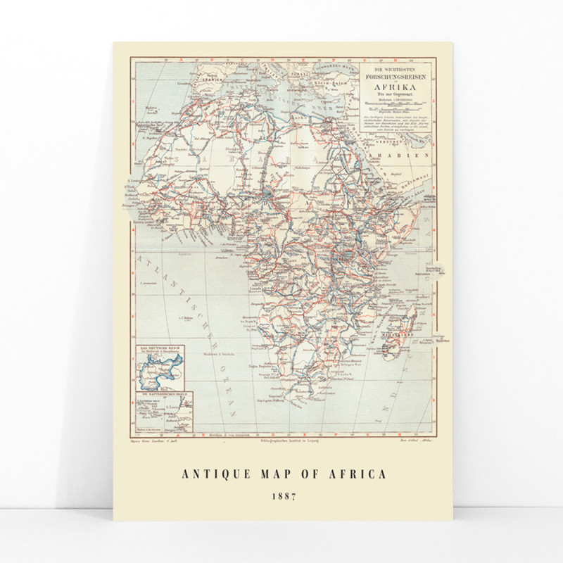 Mapa antic d&#39;Àfrica