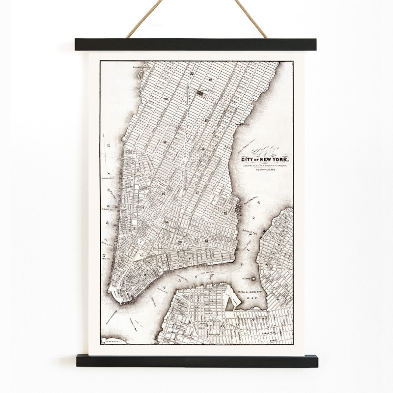 Map of the city of New York