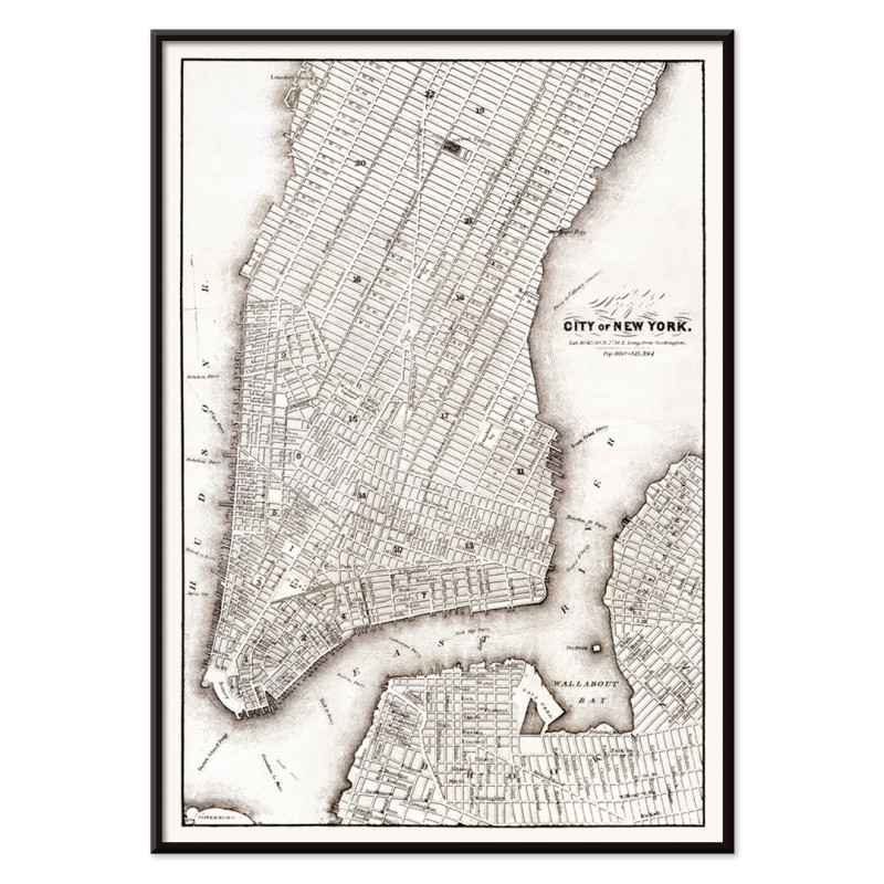 Mapa da cidade de Nova York