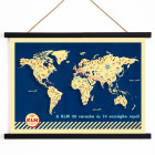 Mapa mundial de KLM