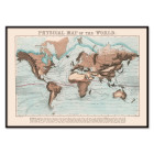 Physische Karte der Welt