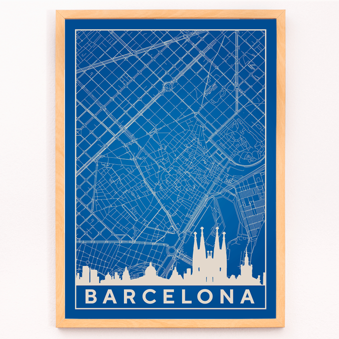 Mappa di Barcellona 2
