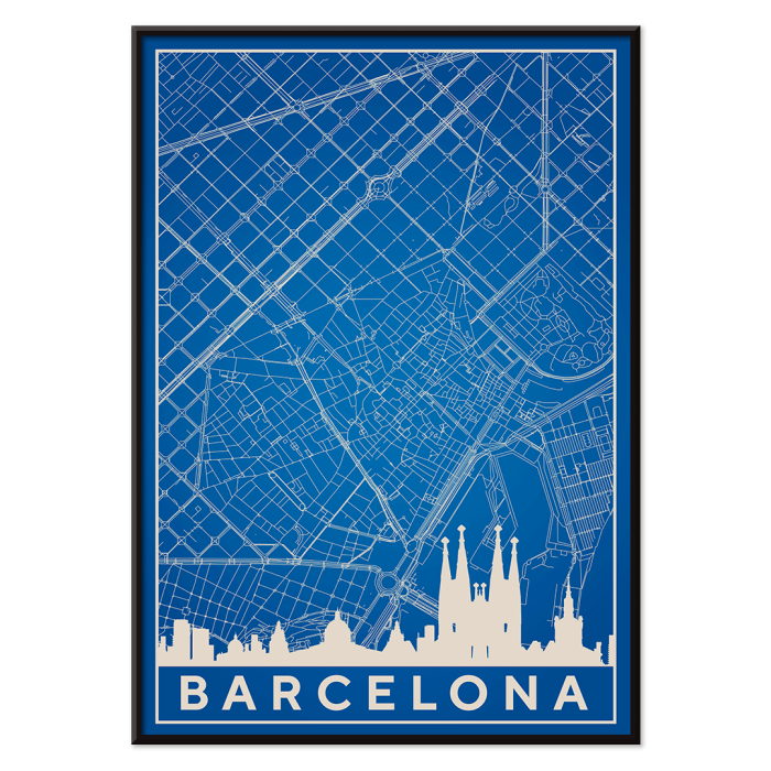 Karte von Barcelona 2