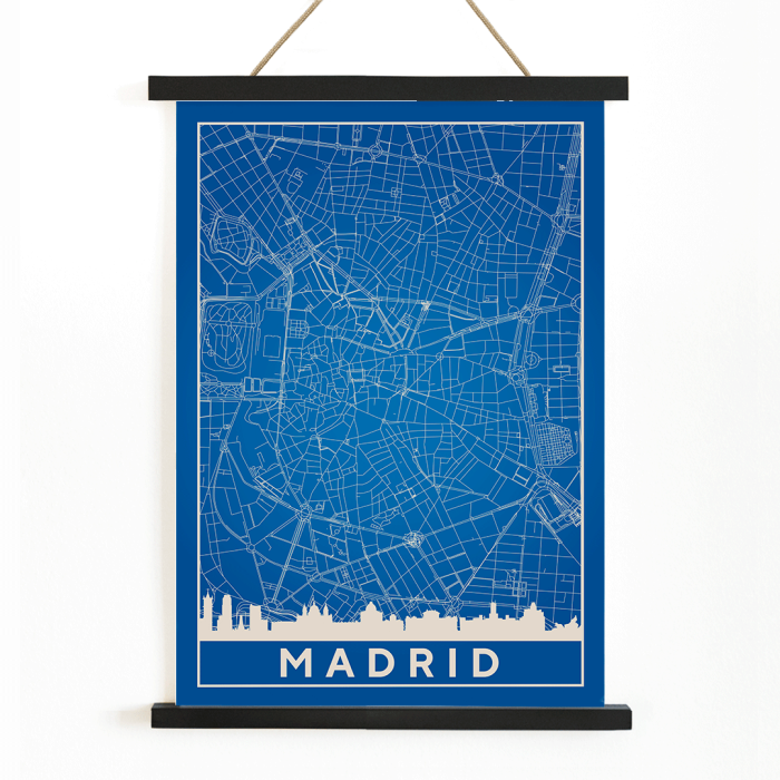 Mapa Minimalista de Madrid