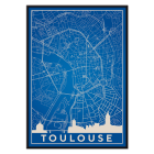 Minimalist Toulouse Map