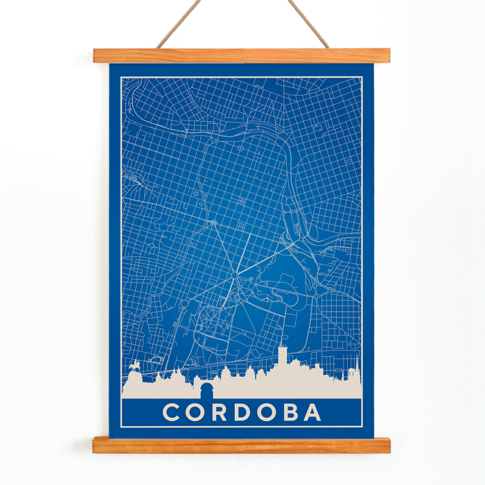 Mapa Minimalista de Córdoba
