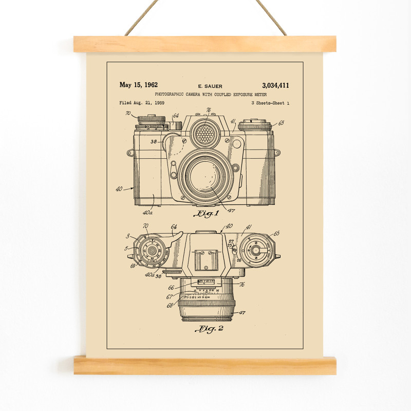 Photographic camera patent