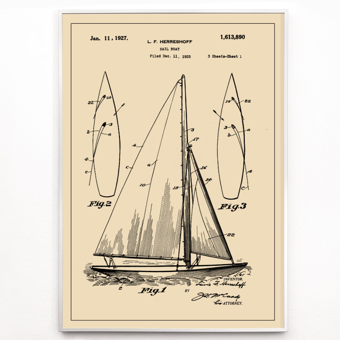 Sail Boat Patent