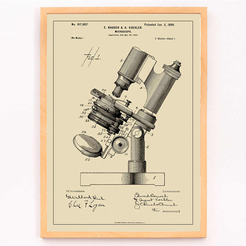 Patente de microscopio