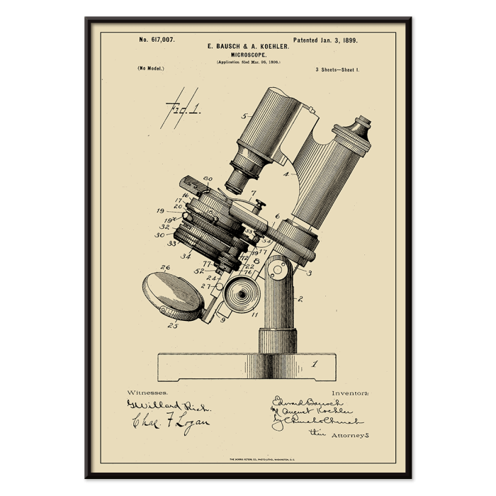 Patente de microscópio