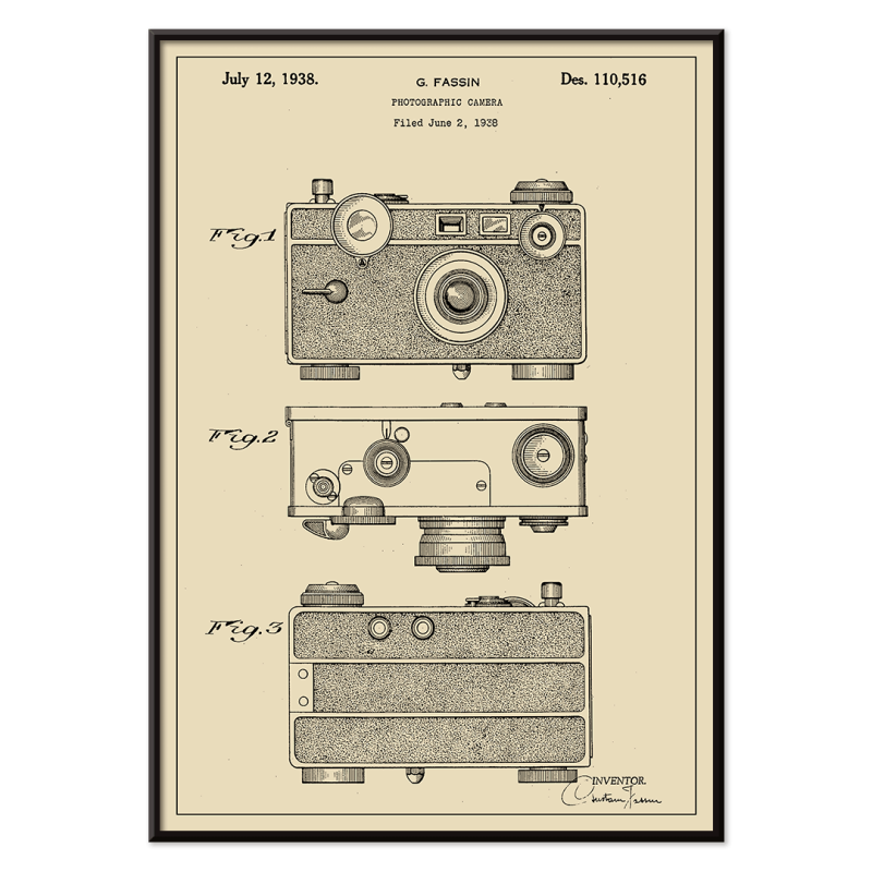 Patente de cámara fotográfica