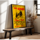 Poster for Concert performance by the Kinks at Hawaii's Honolulu International Center Arena featuring various bands and ticket details