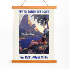 Voe para as ilhas do Mar do Sul via Pan American