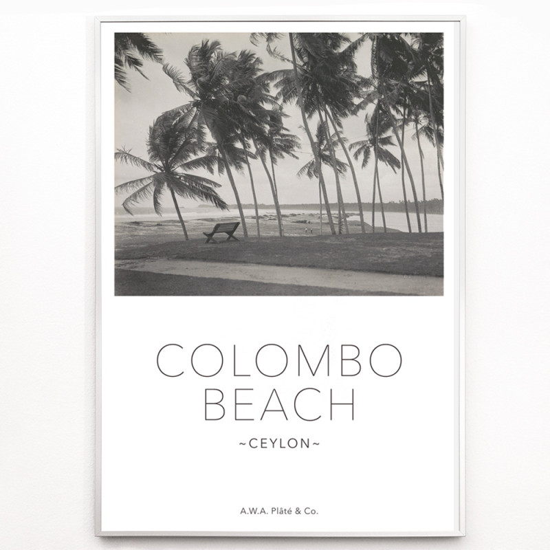 Praia de Colombo em Ceilão
