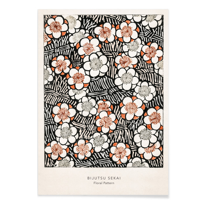 Floral pattern from Bijutsu Sekai