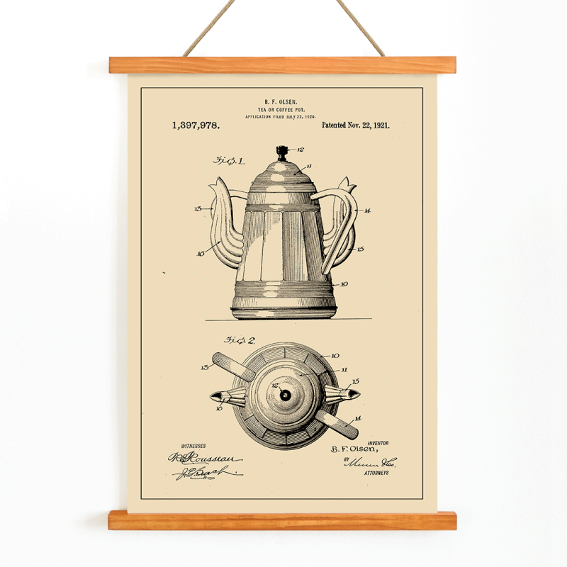 Tea or Coffee Pot Patent