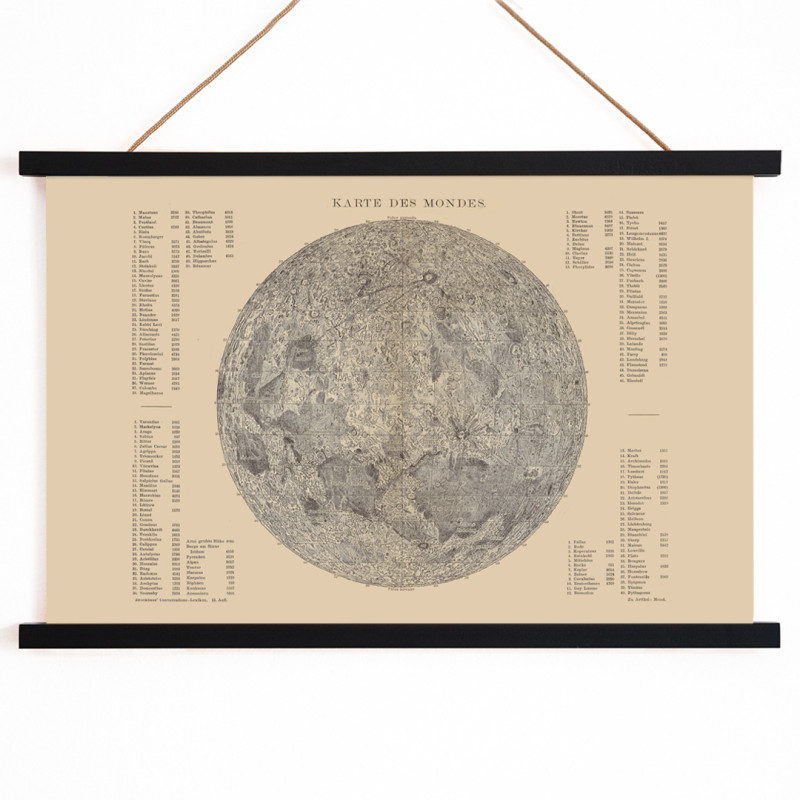 Map of the moon