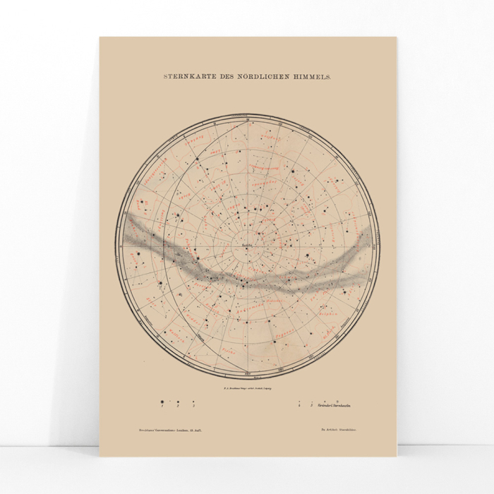 Estrella del cielo del norte Póster