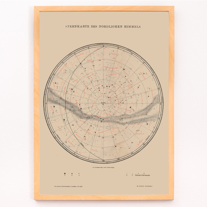 Estrella del cielo del norte Póster