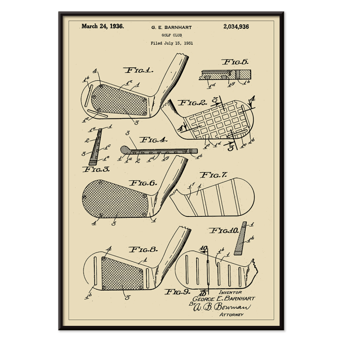 Patente 2 do clube de golfe